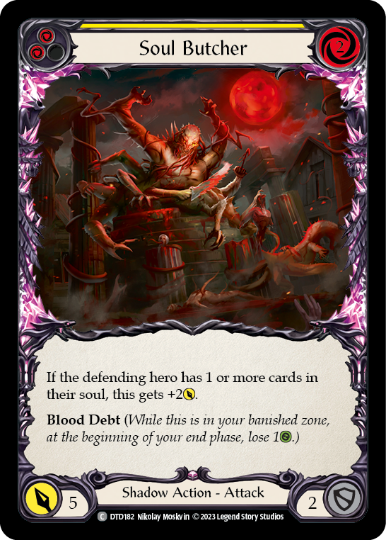 Soul Butcher (Yellow) [DTD182] (Dusk Till Dawn) | Card Citadel