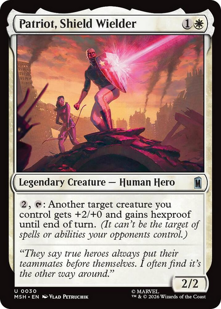Patriot, Shield Wielder [Marvel Super Heroes] | Card Citadel