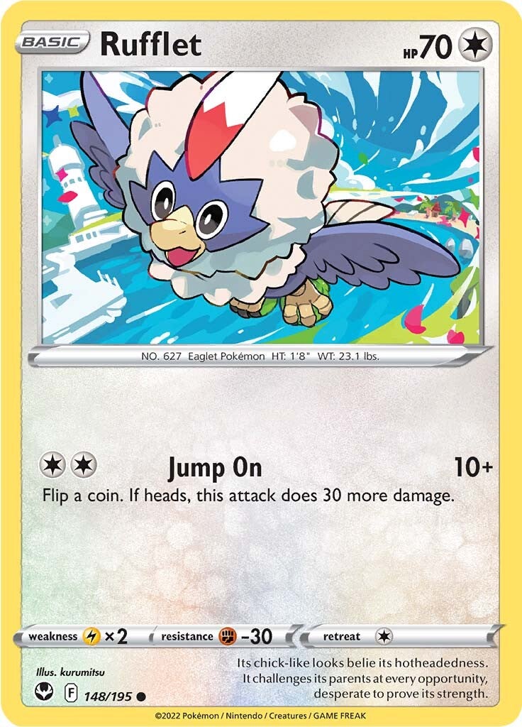 Rufflet (148/195) [Sword & Shield: Silver Tempest] | Card Citadel