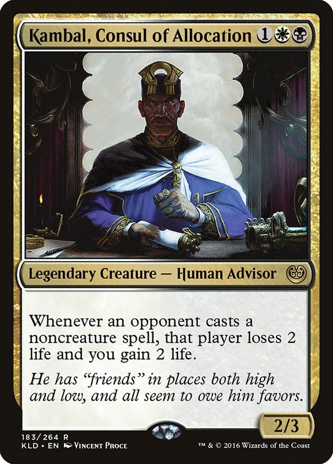 Kambal, Consul of Allocation [Kaladesh] | Card Citadel