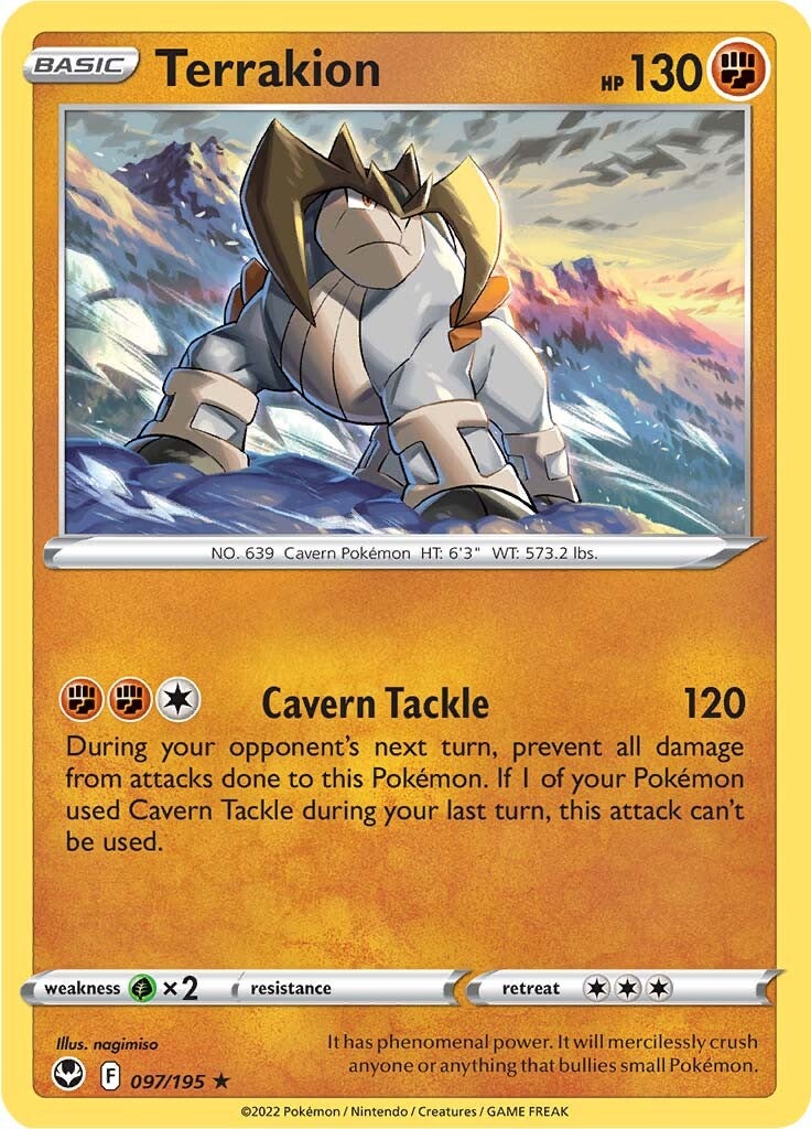 Terrakion (097/195) [Sword & Shield: Silver Tempest] | Card Citadel