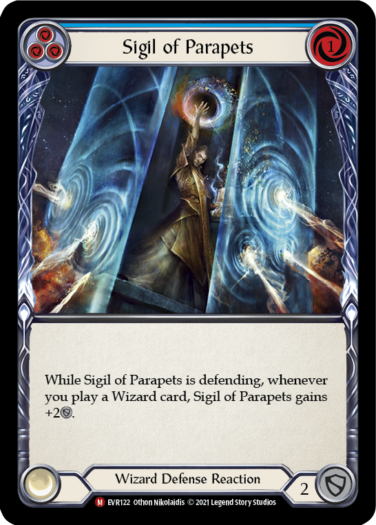 Sigil of Parapets [EVR122] (Everfest)  1st Edition Rainbow Foil | Card Citadel