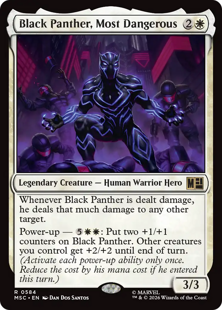 Black Panther, Most Dangerous [Marvel Super Heroes Commander] | Card Citadel