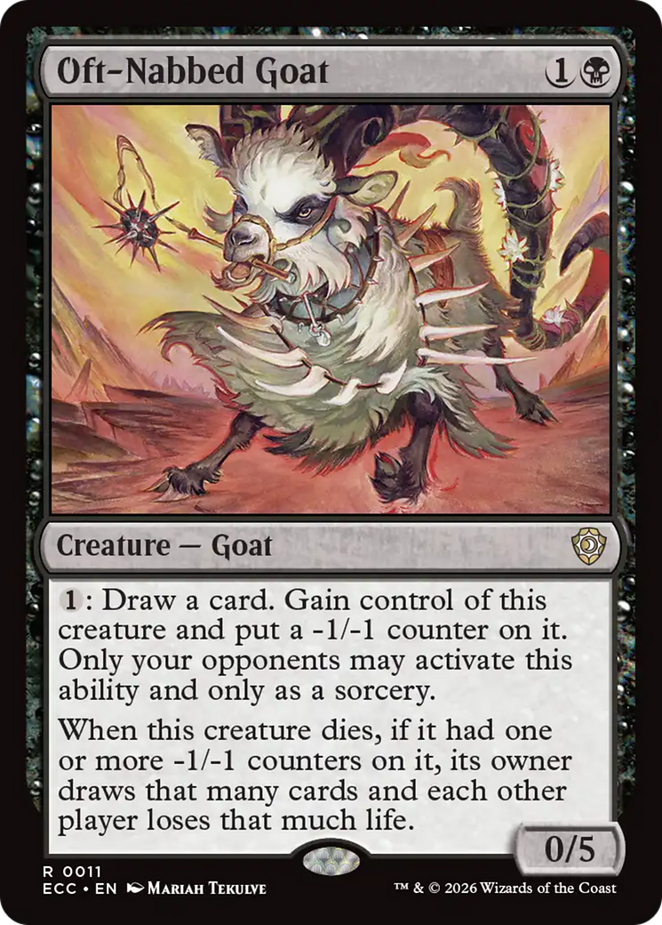 Oft-Nabbed Goat [Lorwyn Eclipsed Commander] | Card Citadel