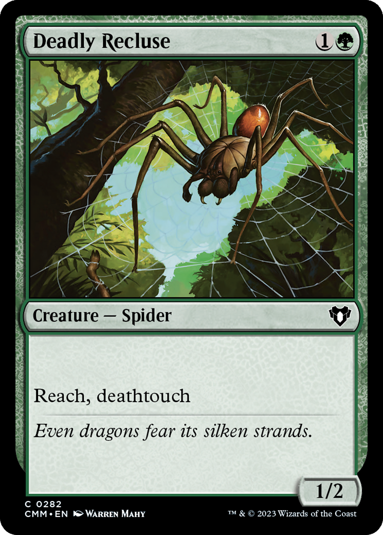 Deadly Recluse [Commander Masters] | Card Citadel