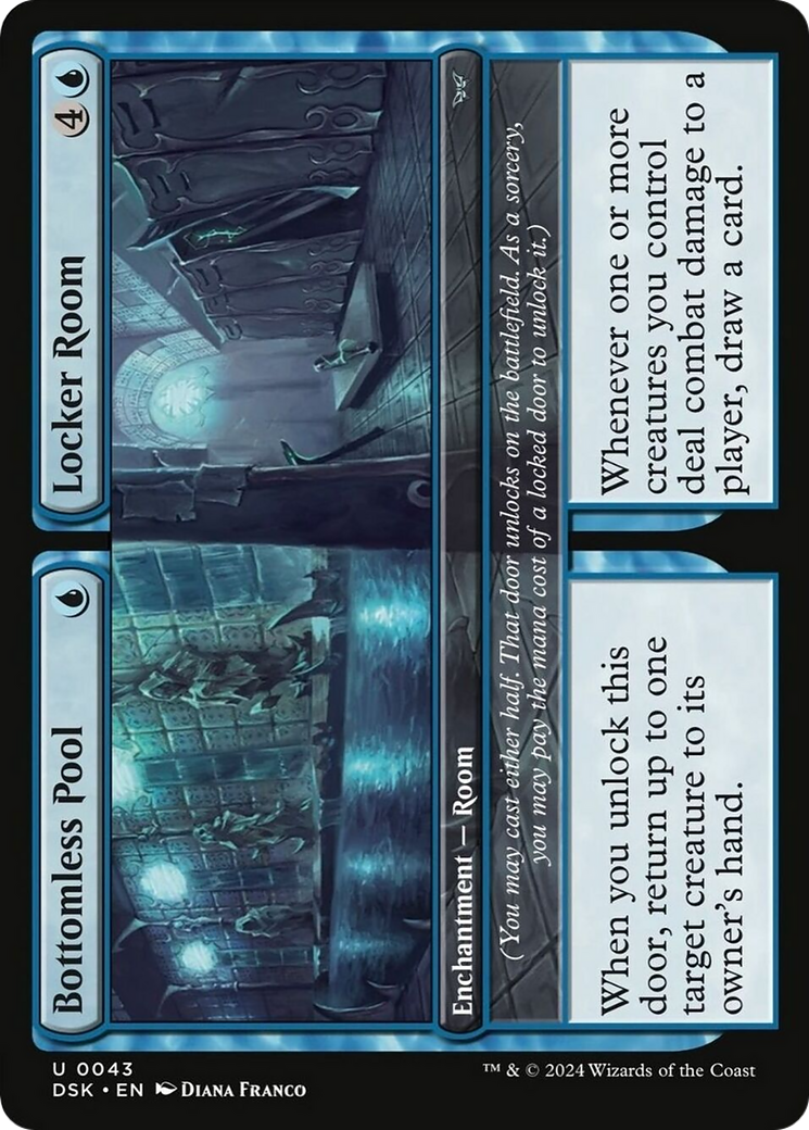 Bottomless Pool // Locker Room [Duskmourn: House of Horror] | Card Citadel