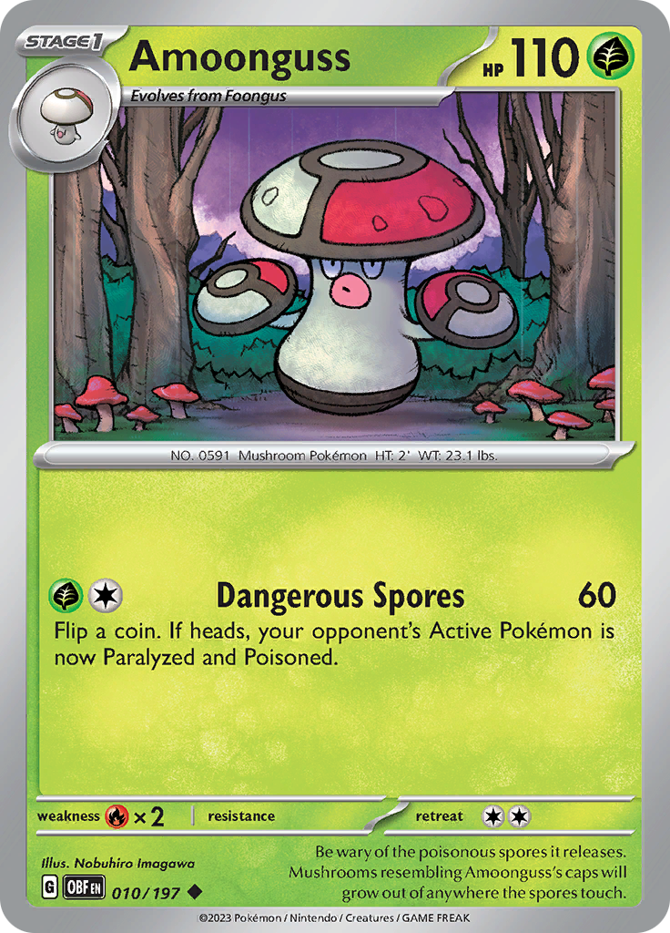 Amoonguss (010/197) [Scarlet & Violet: Obsidian Flames] | Card Citadel