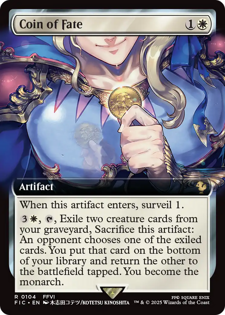 Coin of Fate (Extended Art) [FINAL FANTASY Commander] | Card Citadel