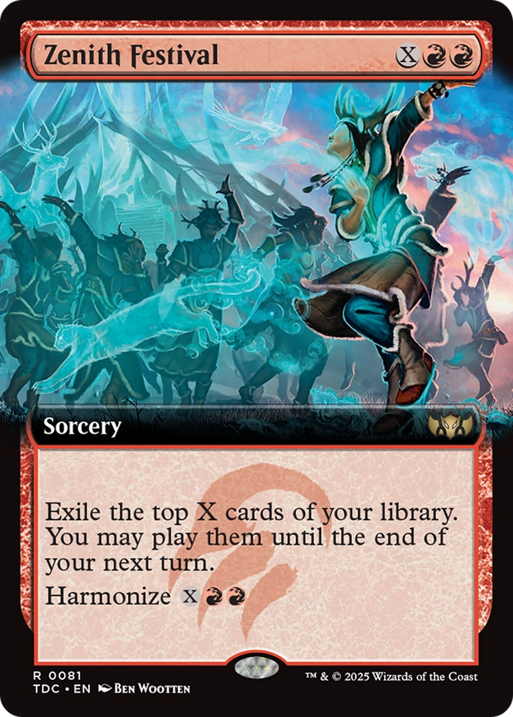 Zenith Festival (Extended Art) [Tarkir: Dragonstorm Commander] | Card Citadel
