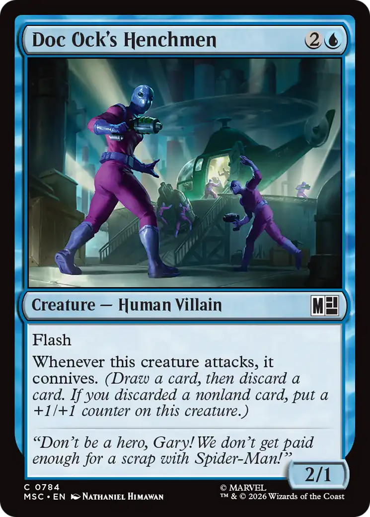 Doc Ock's Henchmen [Marvel Super Heroes Commander] | Card Citadel