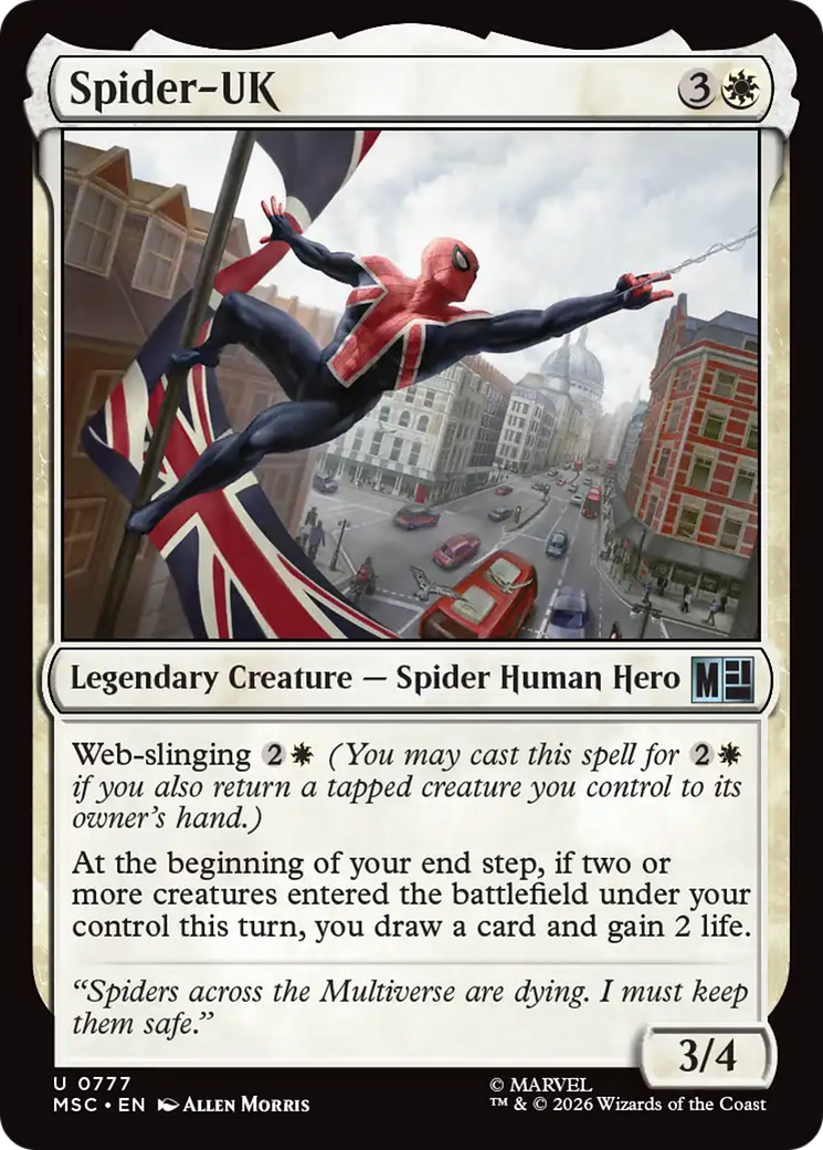 Spider-UK [Marvel Super Heroes Commander] | Card Citadel