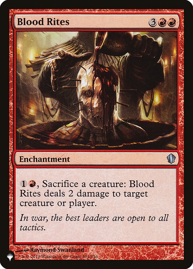 Blood Rites [The List] | Card Citadel