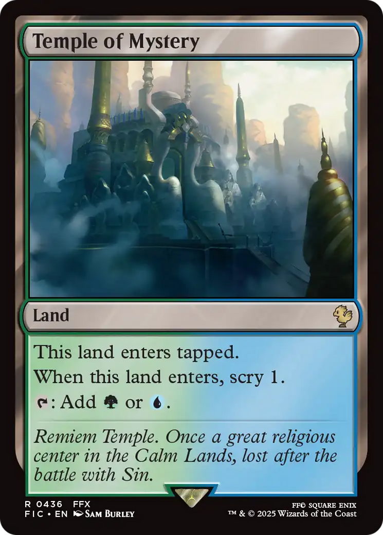 Temple of Mystery [FINAL FANTASY Commander] | Card Citadel