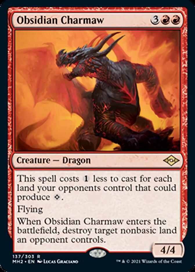 Obsidian Charmaw [Modern Horizons 2] | Card Citadel