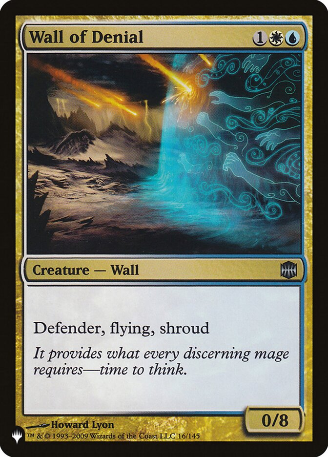 Wall of Denial [The List] | Card Citadel