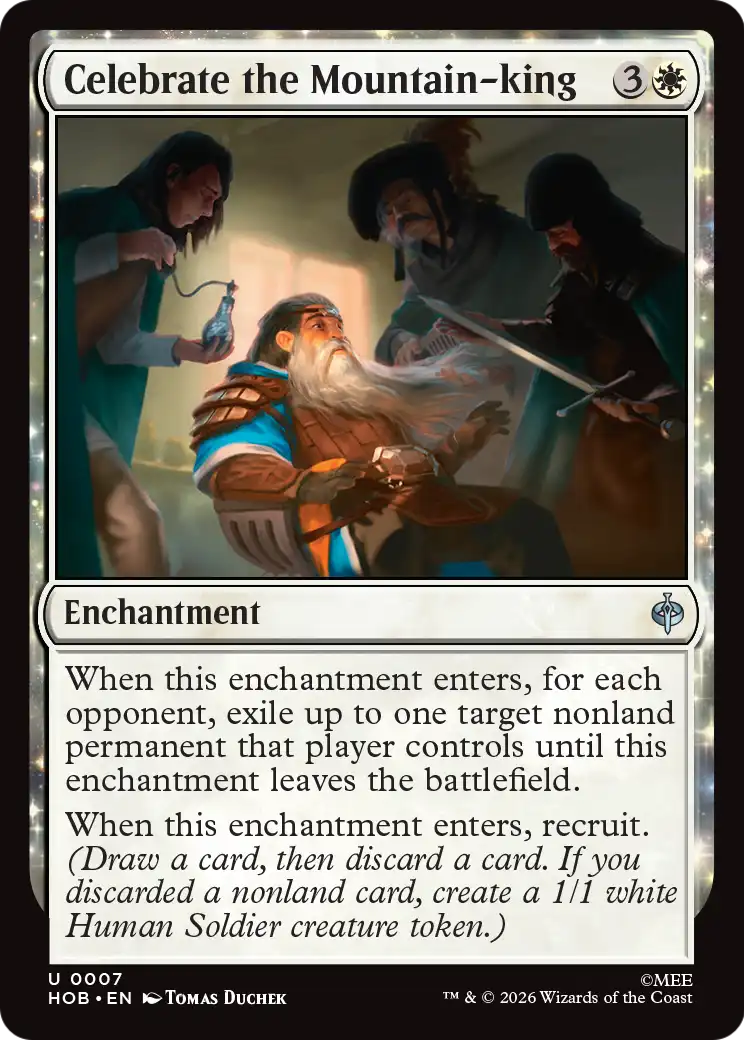 Celebrate the Mountain-king [The Hobbit] | Card Citadel