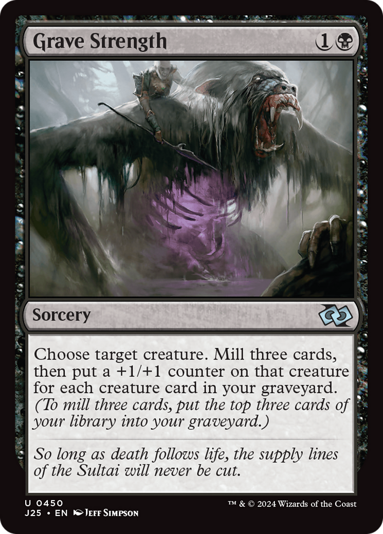 Grave Strength [Foundations Jumpstart] | Card Citadel