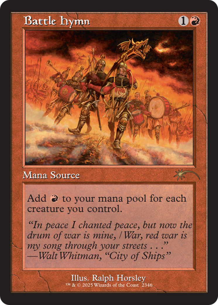 Battle Hymn [Secret Lair Drop Series] | Card Citadel
