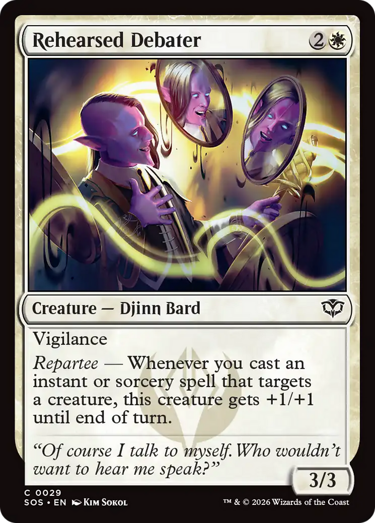Rehearsed Debater [Secrets of Strixhaven] | Card Citadel