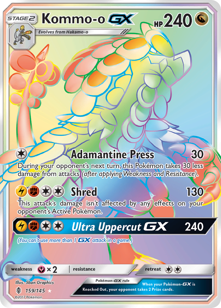 Kommo-o GX (159/145) [Sun & Moon: Guardians Rising] | Card Citadel