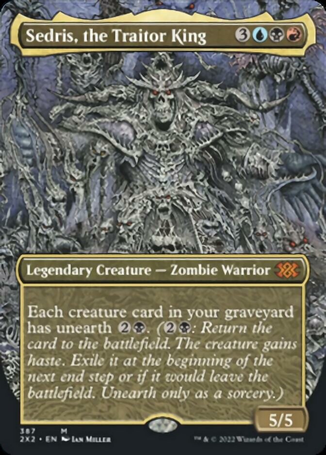 Sedris, the Traitor King (Borderless Alternate Art) [Double Masters 2022] | Card Citadel