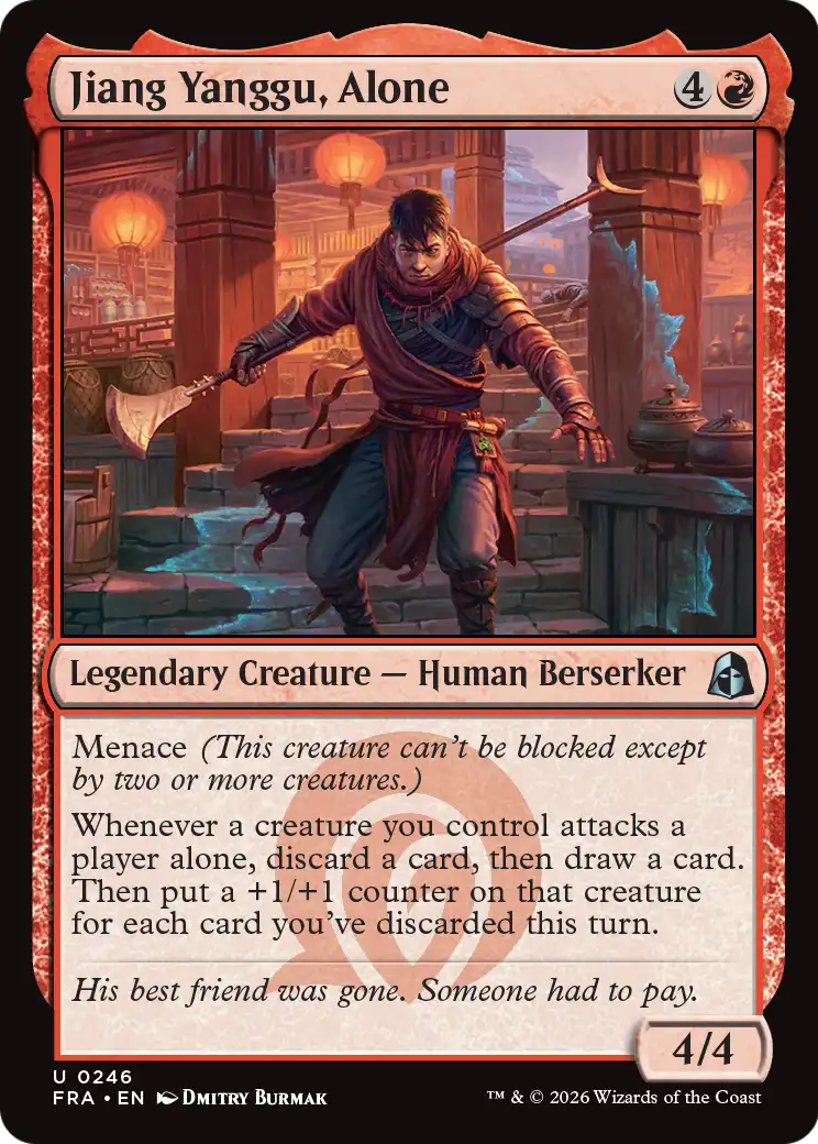 Jiang Yanggu, Alone [Reality Fracture] | Card Citadel
