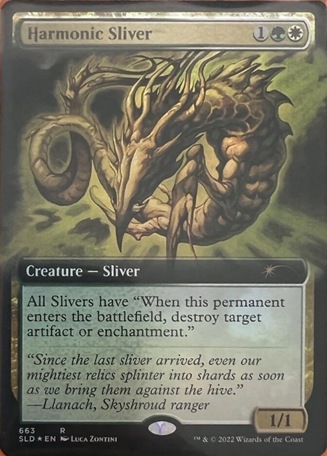 Harmonic Sliver (Extended Art) [Secret Lair Drop Promos] | Card Citadel