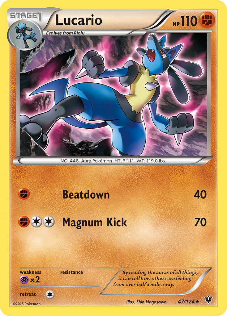 Lucario (47/124) [XY: Fates Collide] | Card Citadel