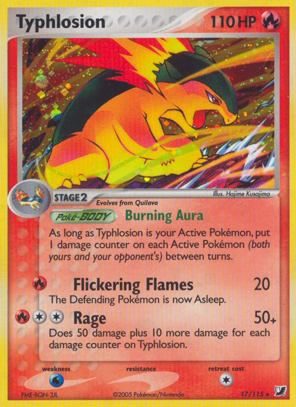 Typhlosion (17/115) [EX: Unseen Forces] | Card Citadel