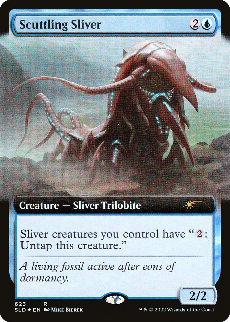 Scuttling Sliver (Extended Art) [Secret Lair Drop Promos] | Card Citadel