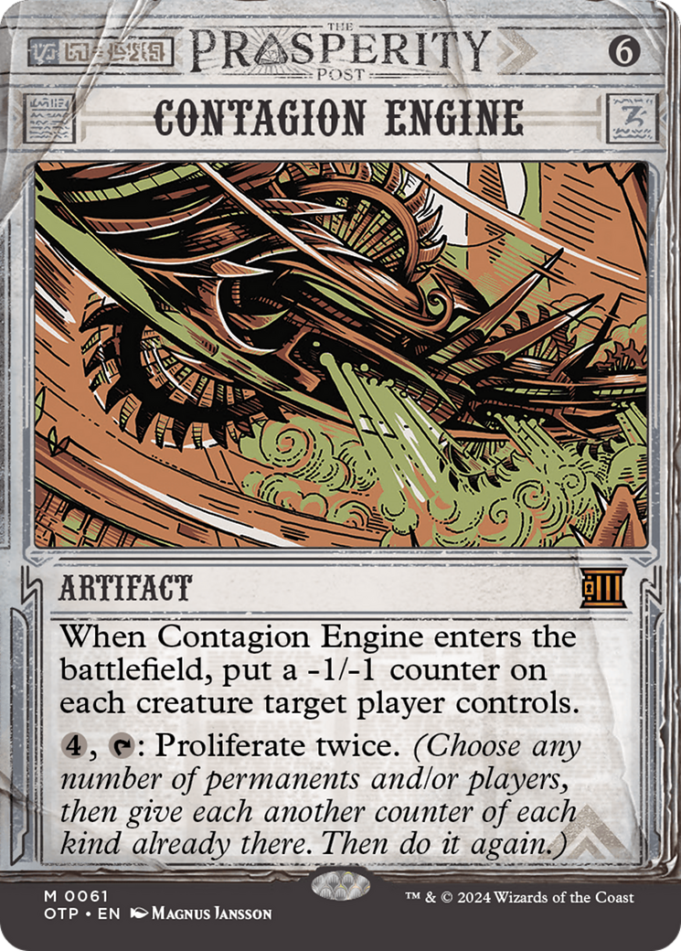 Contagion Engine [Outlaws of Thunder Junction: Breaking News] | Card Citadel