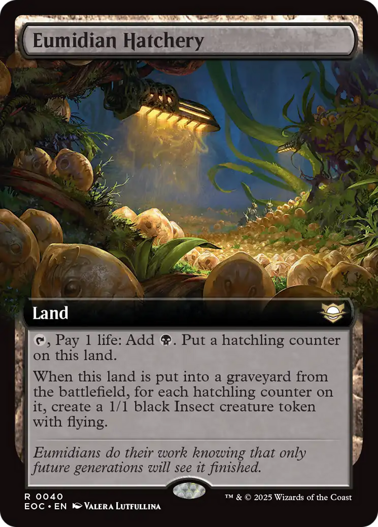 Eumidian Hatchery (Extended Art) [Edge of Eternities Commander] | Card Citadel