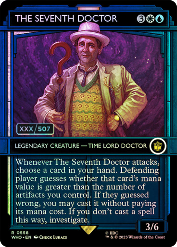 The Seventh Doctor (Serial Numbered) [Doctor Who] | Card Citadel