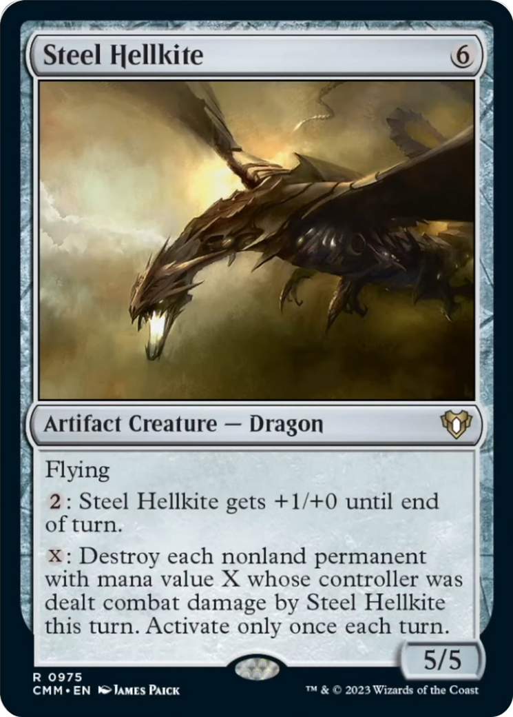 Steel Hellkite [Commander Masters] | Card Citadel