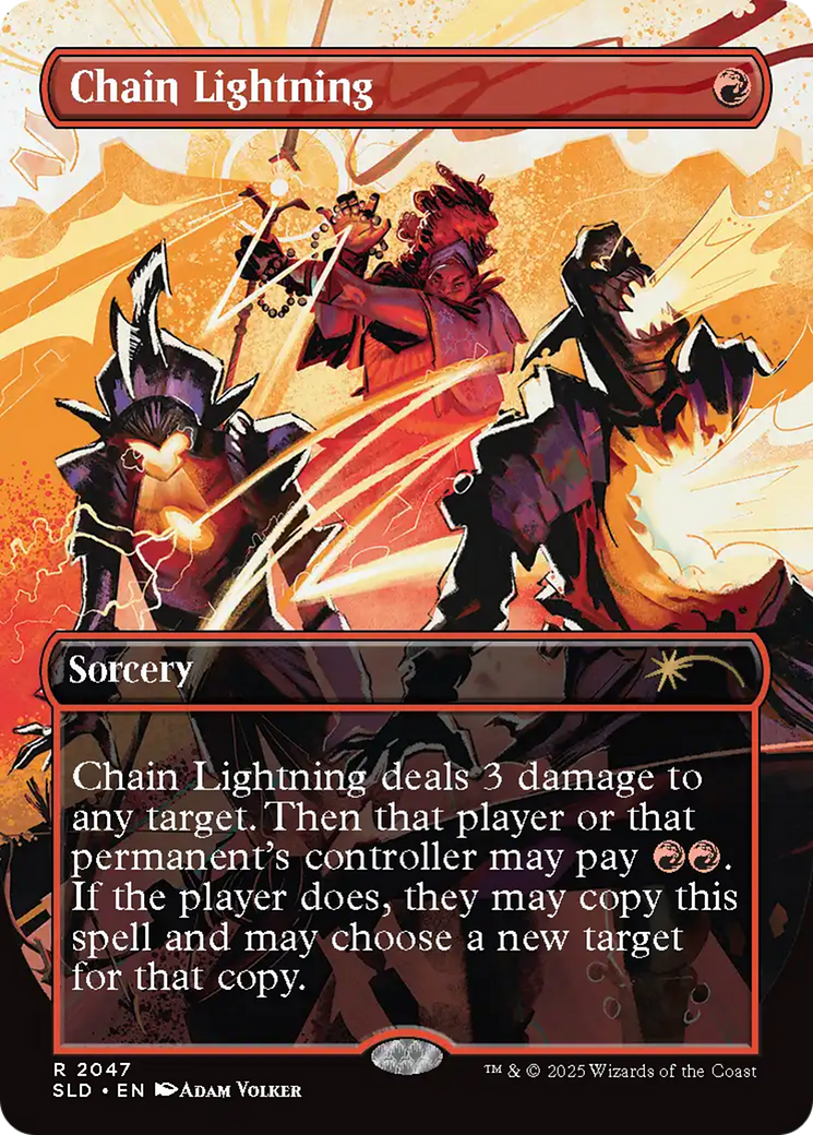 Chain Lightning (2047) (Rainbow Foil) [Secret Lair Drop Series] | Card Citadel