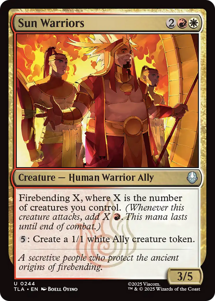 Sun warriors [Avatar: The Last Airbender] | Card Citadel