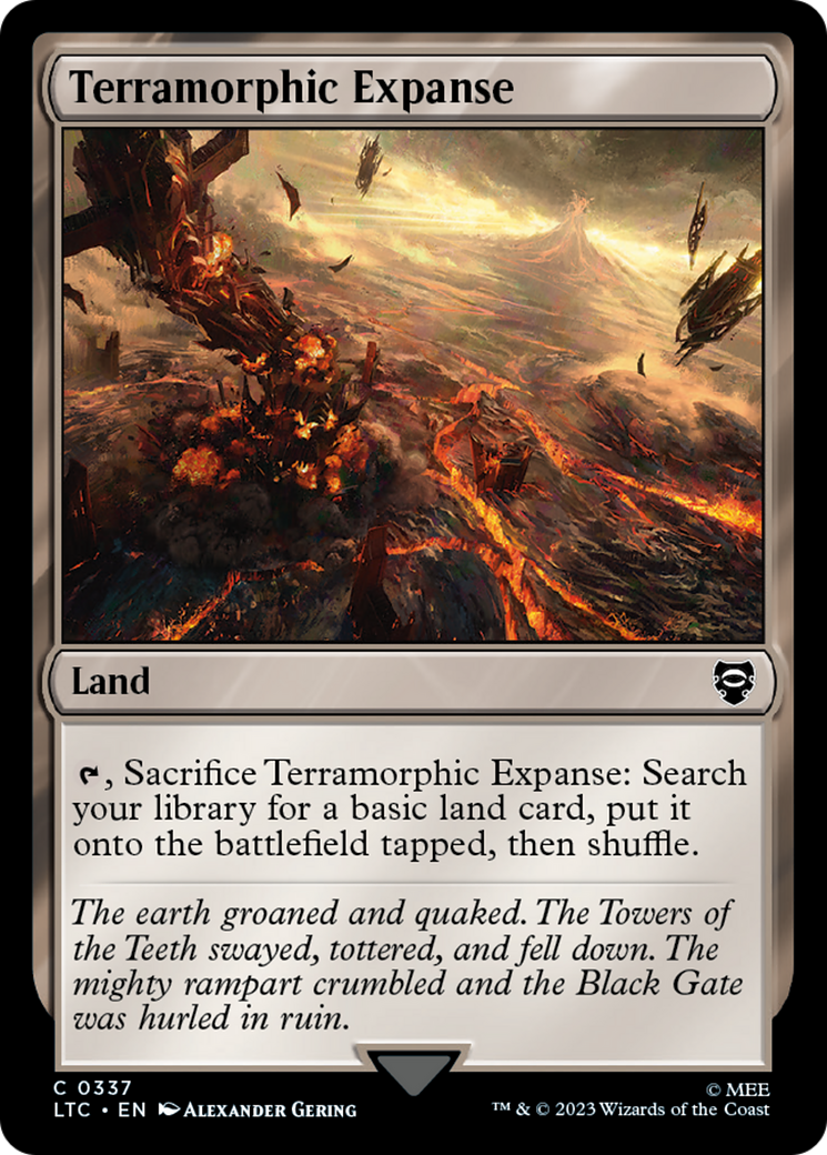 Terramorphic Expanse [The Lord of the Rings: Tales of Middle-Earth Commander] | Card Citadel