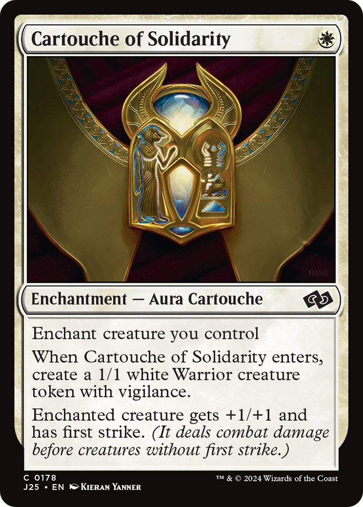 Cartouche of Solidarity [Foundations Jumpstart] | Card Citadel