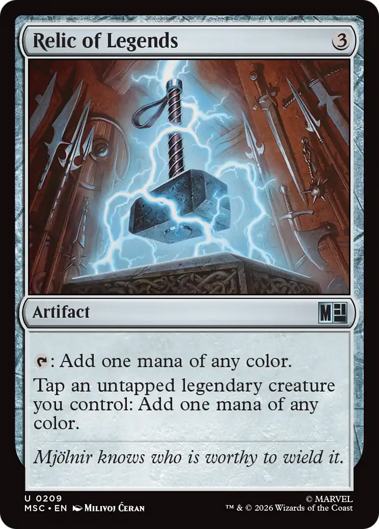 Relic of Legends [Marvel Super Heroes Commander] | Card Citadel