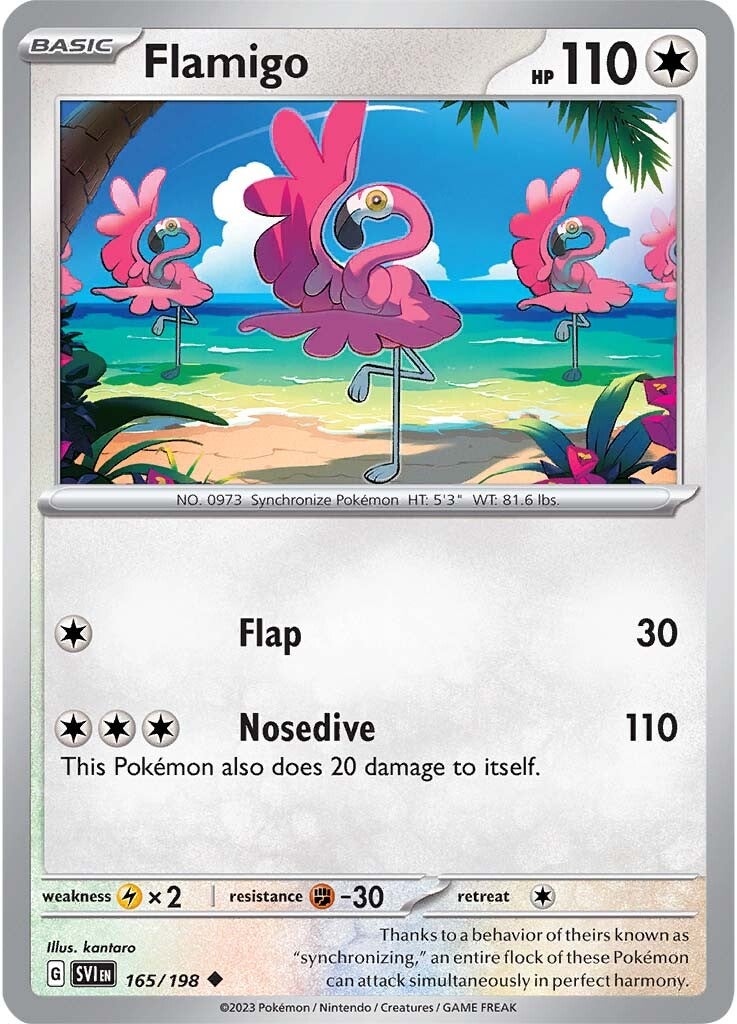 Flamigo (165/198) [Scarlet & Violet: Base Set] | Card Citadel