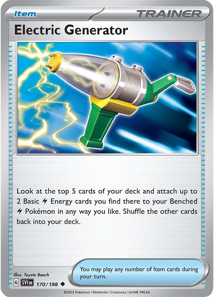 Electric Generator (170/198) [Scarlet & Violet: Base Set] | Card Citadel