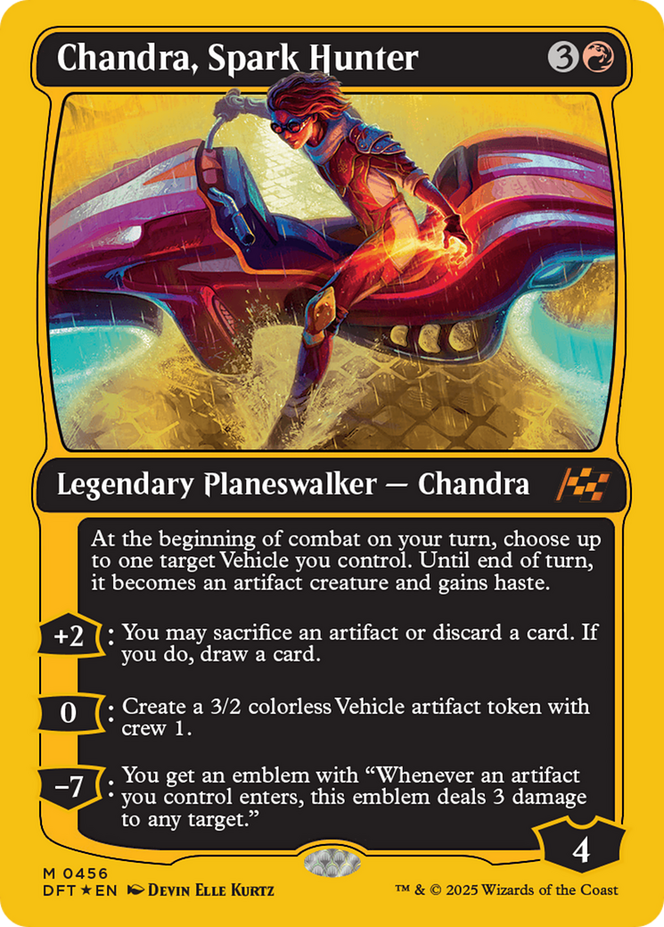 Chandra, Spark Hunter (First-Place Foil) [Aetherdrift] | Card Citadel