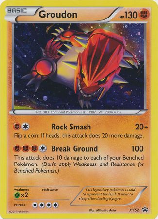 Groudon (XY52) (Jumbo Card) [XY: Black Star Promos] | Card Citadel