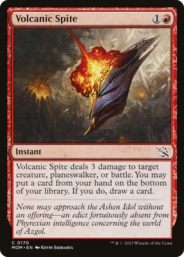 Volcanic Spite [March of the Machine] | Card Citadel