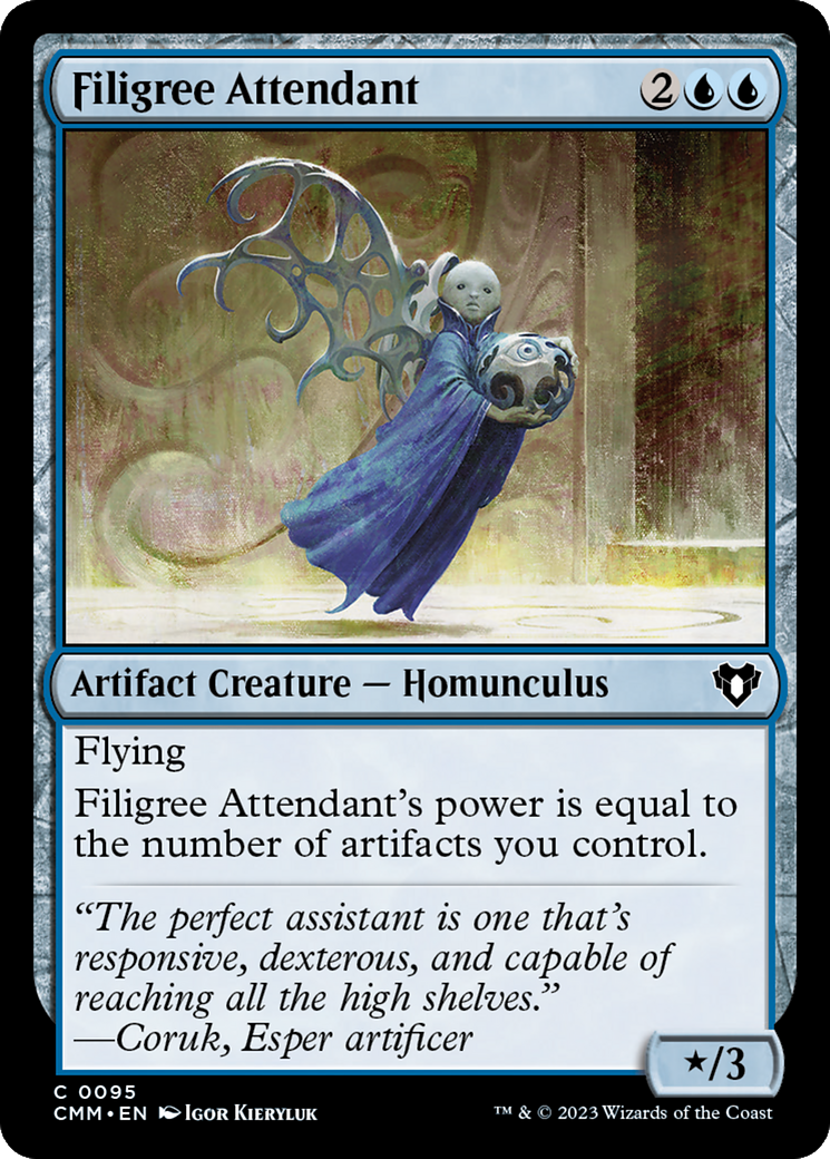 Filigree Attendant [Commander Masters] | Card Citadel