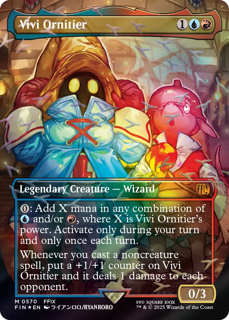 Vivi Ornitier (Borderless) (Chocobo Track Foil) [FINAL FANTASY] | Card Citadel