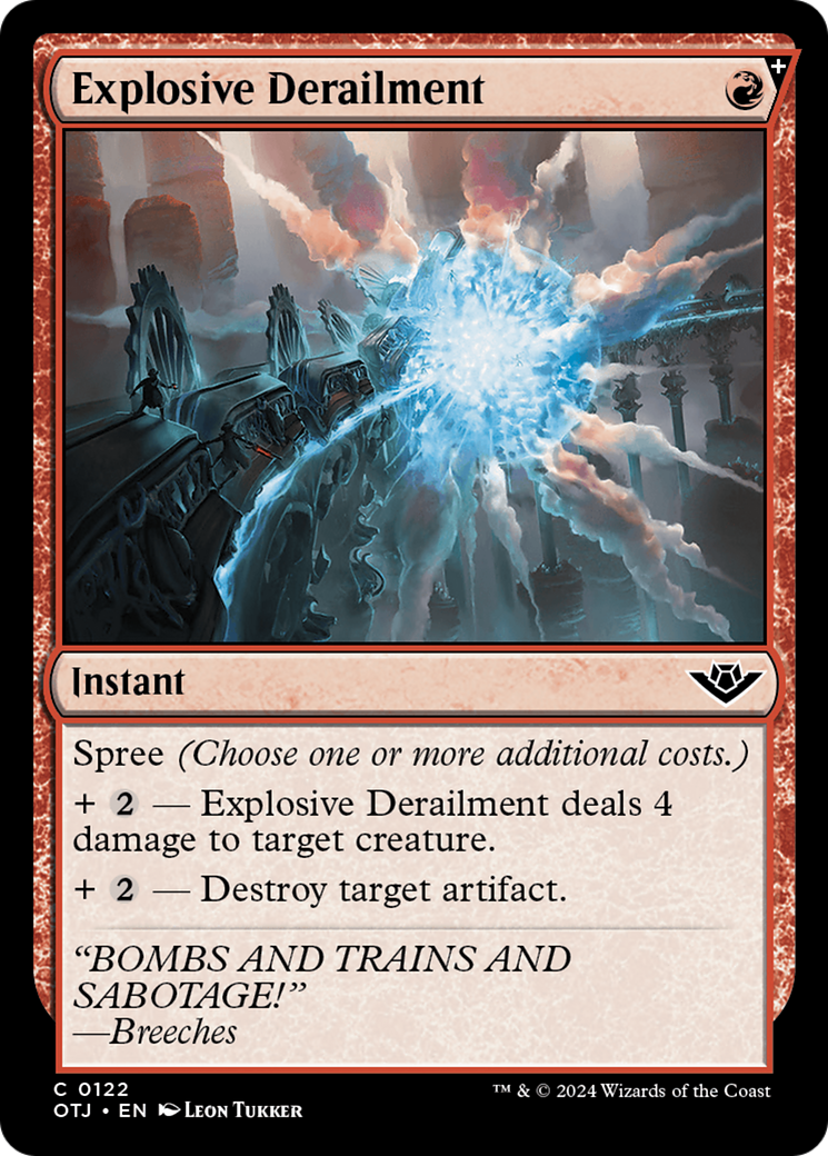 Explosive Derailment [Outlaws of Thunder Junction] | Card Citadel