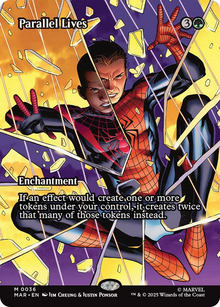 Parallel Lives (Borderless) [Marvel's Spider-Man: Eternal-Legal] | Card Citadel