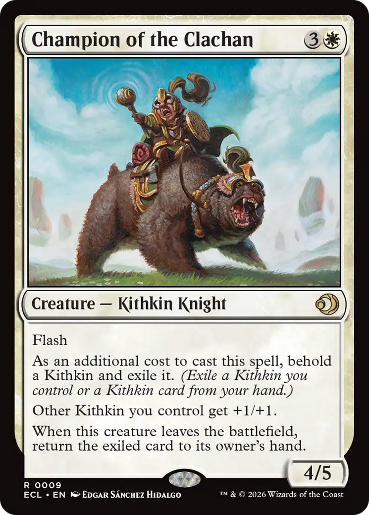 Champion of the Clachan [Lorwyn Eclipsed] | Card Citadel