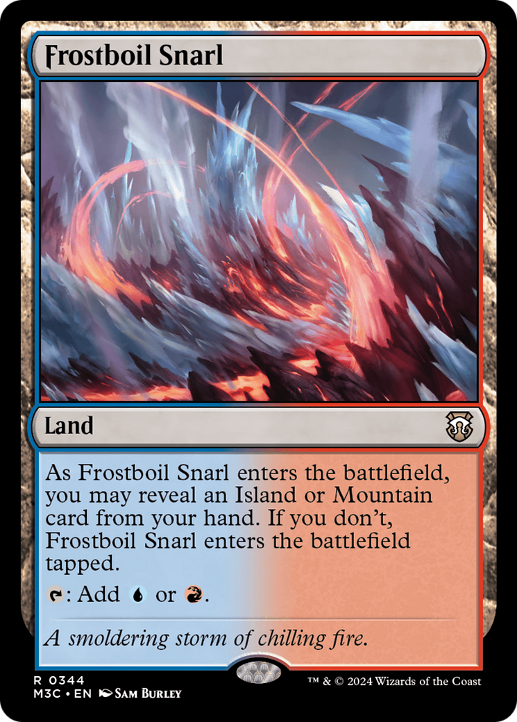 Frostboil Snarl (Ripple Foil) [Modern Horizons 3 Commander] | Card Citadel